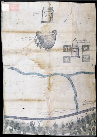 Diversos mapas con la presencia de la cerca general: