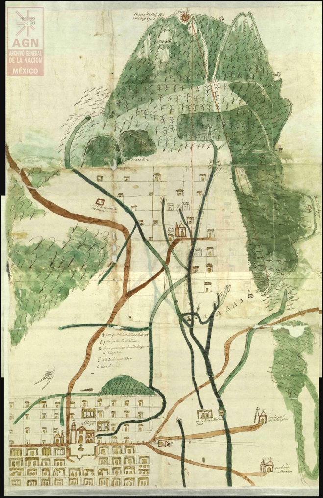 Plano de Zit�cuaro en 1748&ndash;1749