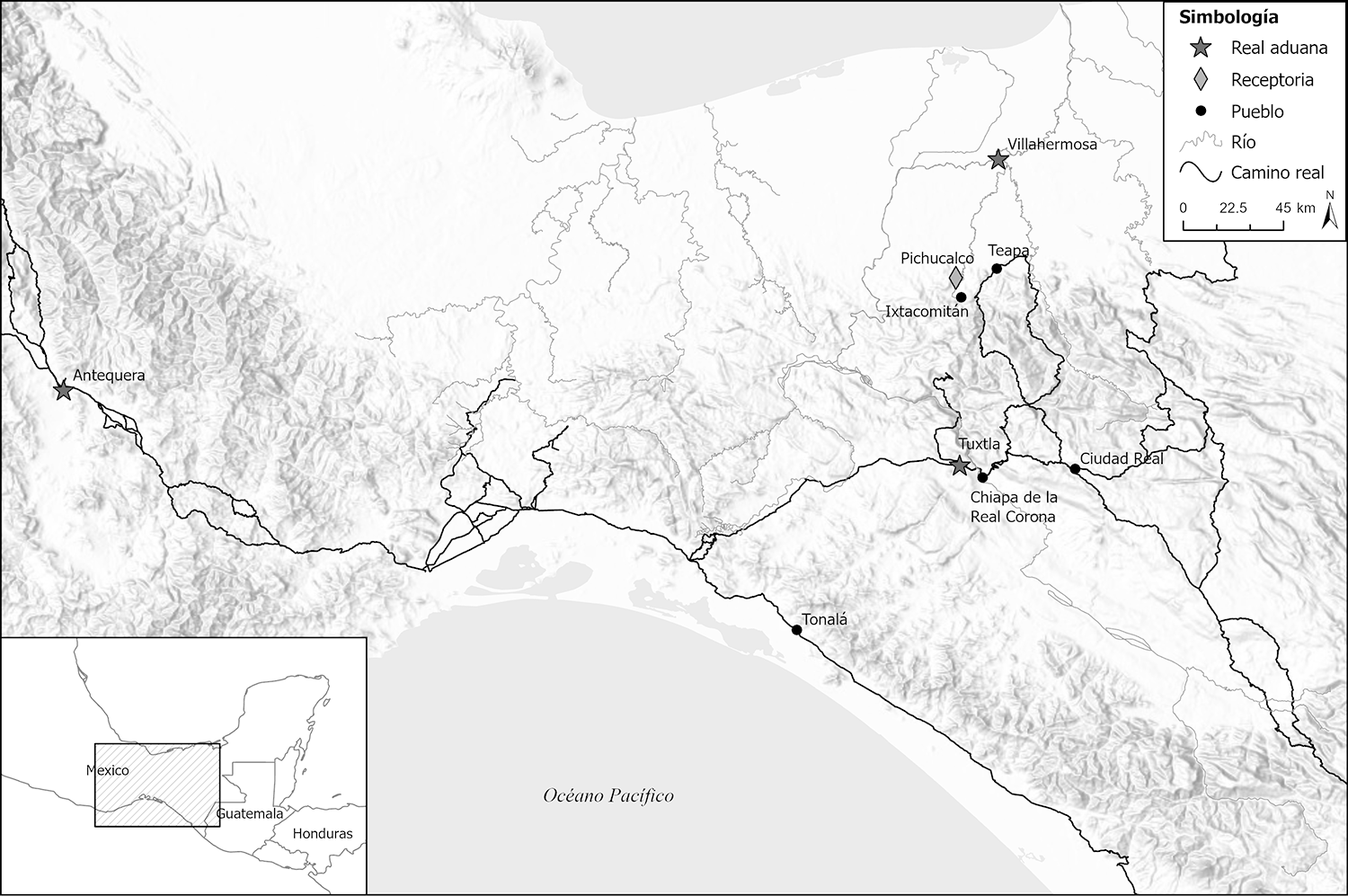 Suelo alcabalatorio de la comisar�a de Pichucalco, 1800