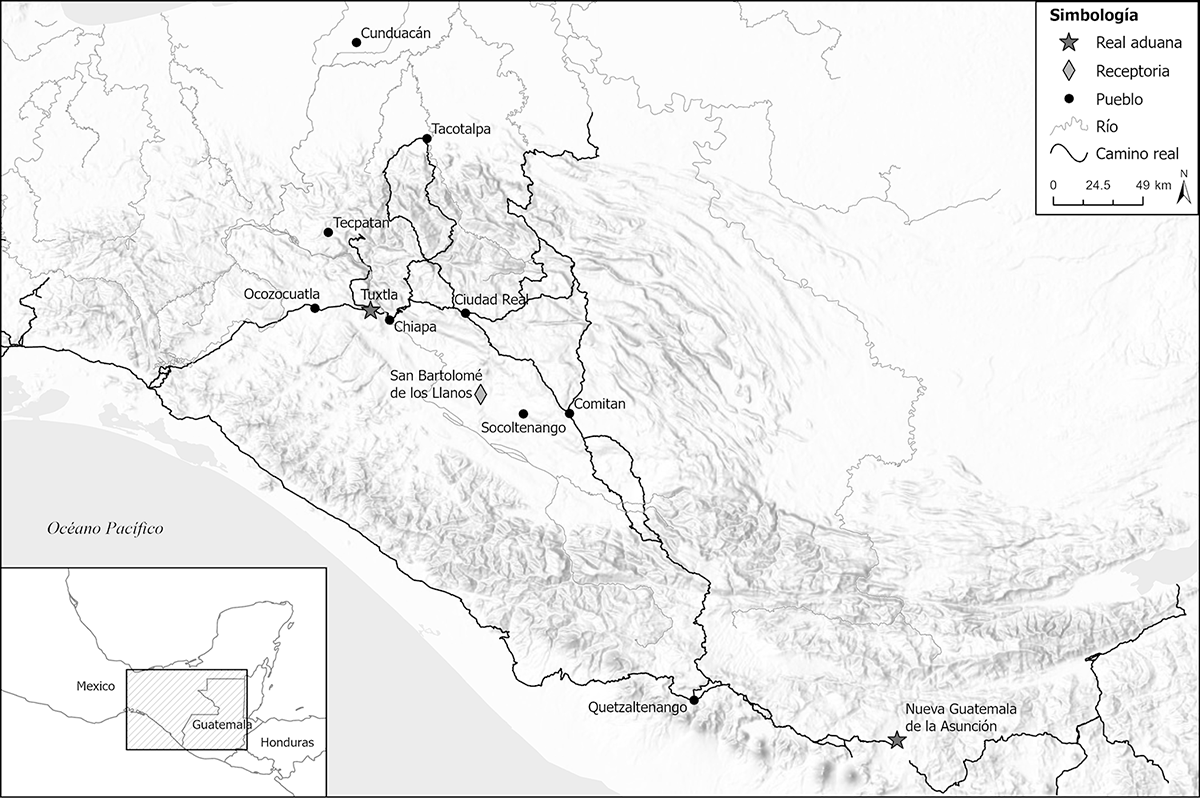 Suelo alcabalatorio de San Bartolom� de los llanos, 1800