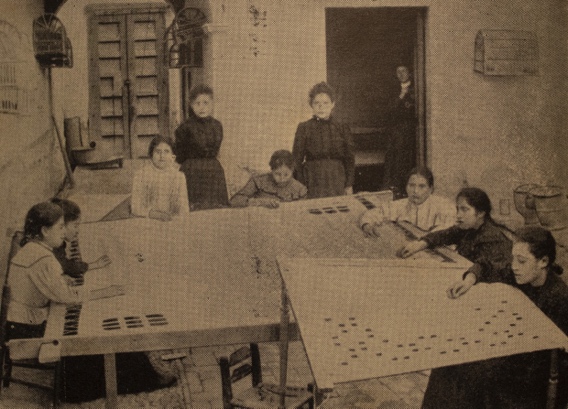 &ldquo;Stickerinnen in Vera Cruz&rdquo; [Bordadoras en Veracruz].