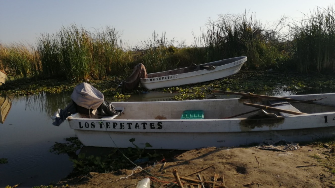 Embarcadero r�stico en La Palma, Michoac�n