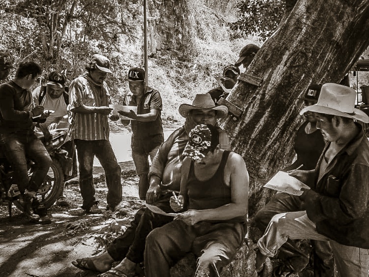 Uso de la gu�a de identificaci�n de vida de humedales para identificar los macroinvertebrados en el lago de Coatetelco.