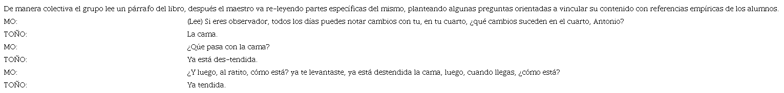 con el libro de texto