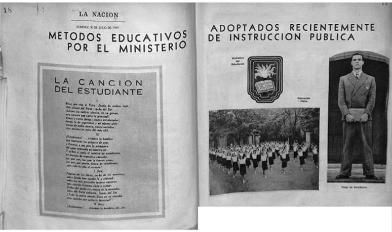 Art&iacute;culo period&iacute;stico del diario La Naci&oacute;n, 30 de julio de 1939