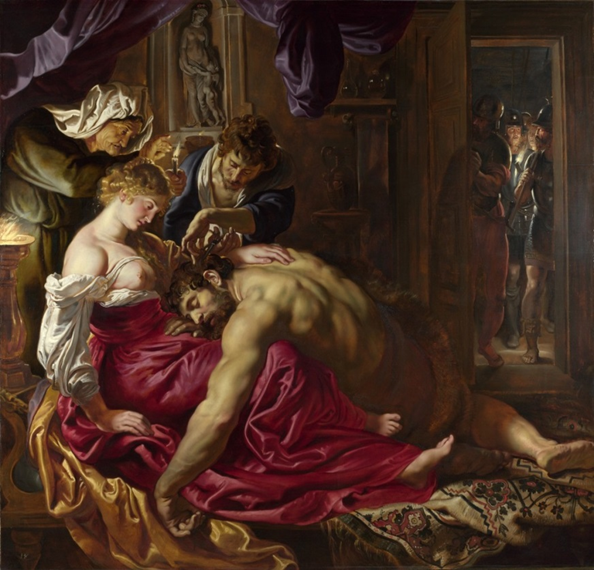 Sans&atilde;o e Dalila de Peter Paul Rubens 160910 