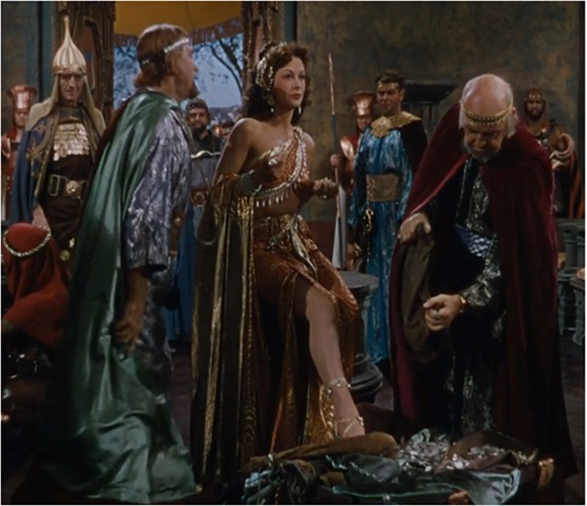 Cen&aacute;rio Captura de tela do filme Sans&atilde;o e Dalila