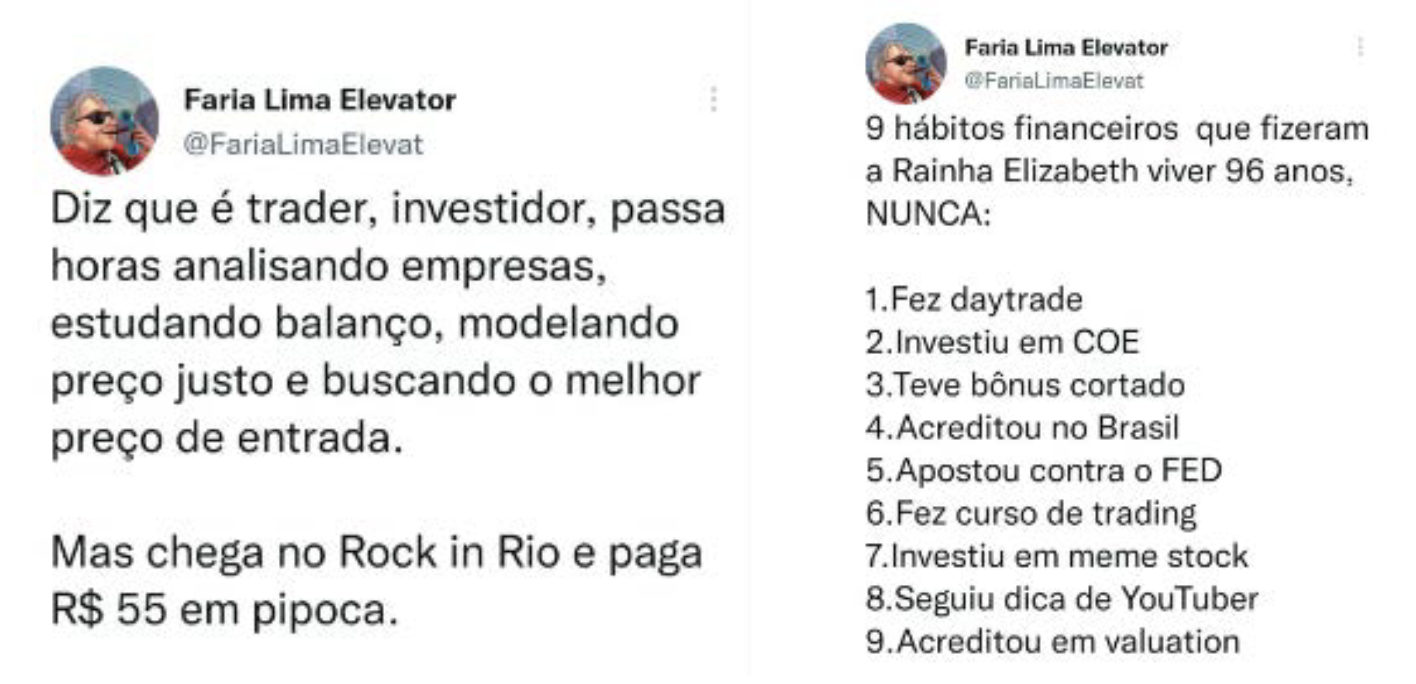 Exemplos de postagens de Faria Lima Elevator