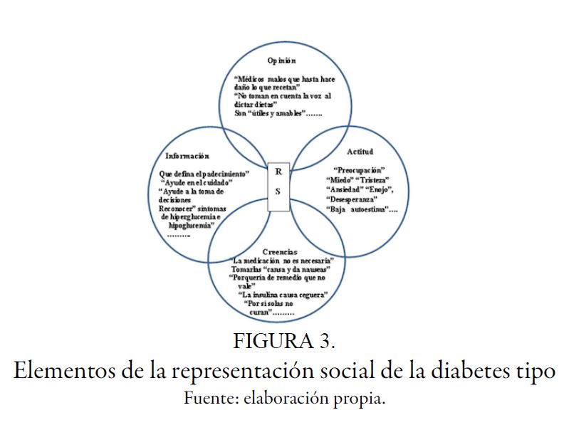 Elementos de la representaci&oacute;n social de la diabetes tipo 
