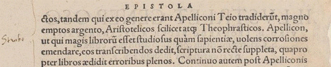 Trecho inicial do segundo fólio da Epistola Nuncupatoria (1545)