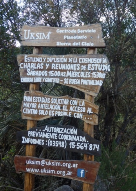 Camino a las Cuevas de Ongamira .