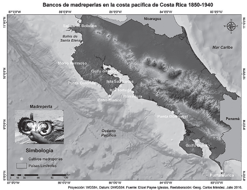 Bancos de Madreperlas en la Costa Pacífica de Costa Rica 1850-1940 