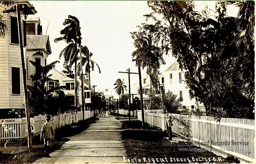 SOUTH REGENT STREET, BELIZE BRITISH HONDURAS