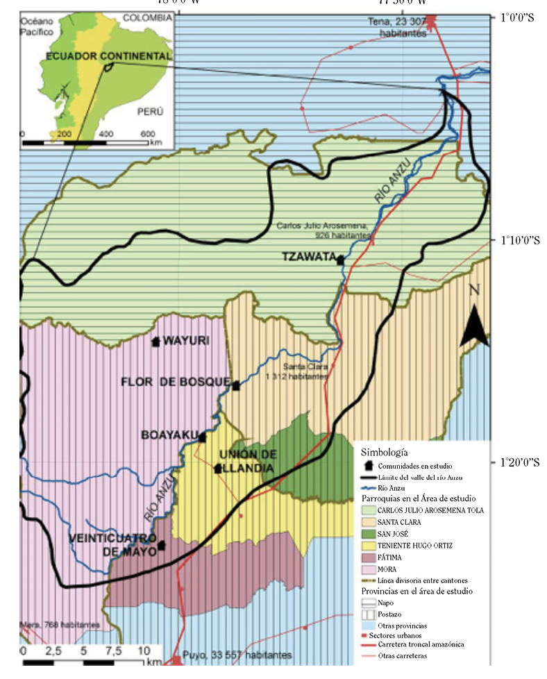 LOCALIZACIÓN DEL
			 ÁREA DE ESTUDIO