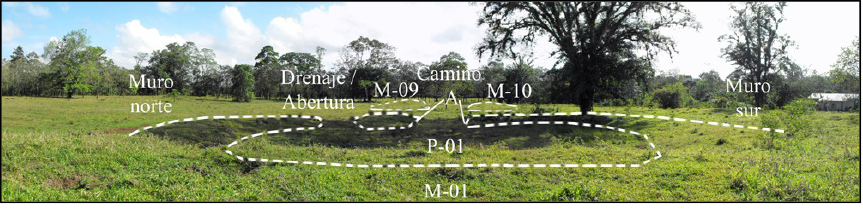 CUENCA DE VISIBILIDAD (RANGO DE PERCEPCI&Oacute;N VISUAL DE UN PUNTO Y DIRECCI&Oacute;N) EN P-01 VISI&Oacute;N SOBRE EL MONT&Iacute;CULO 1, VISTA HACIA EL NORESTE (CAMINO A)