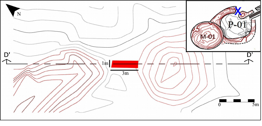 UBICACI&Oacute;N DE LA EXCAVACI&Oacute;N DENOMINADA TRINCHERA 18