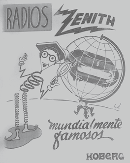 ANUNCIO PUBLICITARIO ZENITH
			LA NACIÓN, 1951
