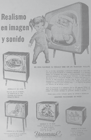 ANUNCIO PUBLICITARIO PHILIPS
			LA NACIÓN, 1960
