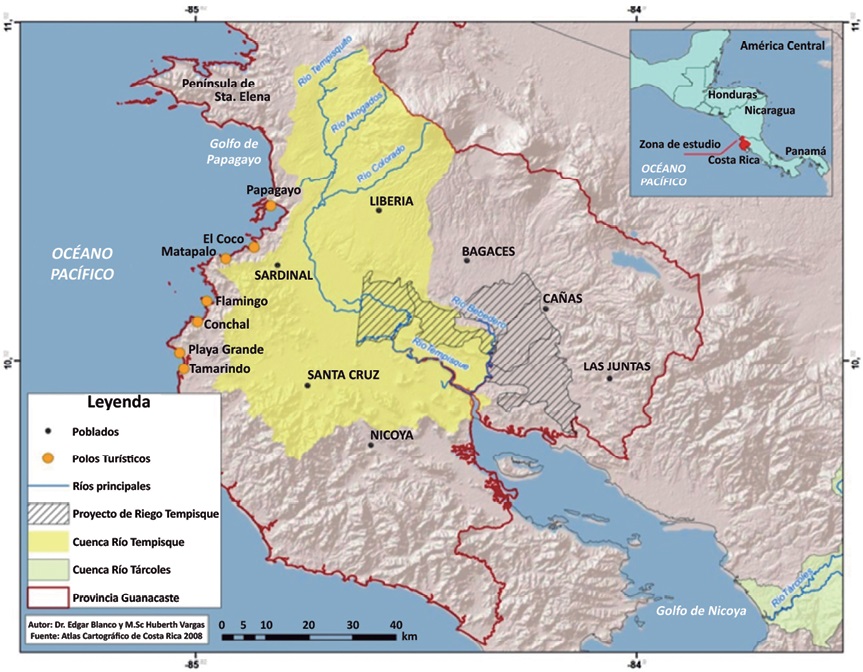 Polos de desarrollo agr�cola y tur�stico en la regi�n Chorotega