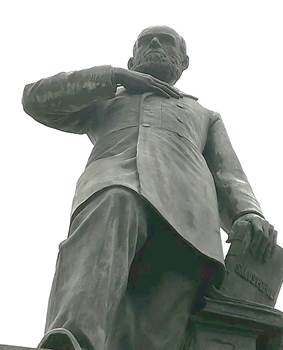 Estatua de Jes�s Jim�nez Zamora. Eloy Palacios Cabello. Bronce. 2,5 m. 1901. Develizado el 18 de junio de 1903. Parque Jes�s Jim�nez, Ciudad de Cartago