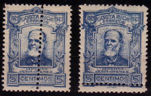 Antol�n II Chinchilla Guti�rrez. Centenario Jes�s Jim�nez Zamora Sello postal. 27 x 33 mm. 1923