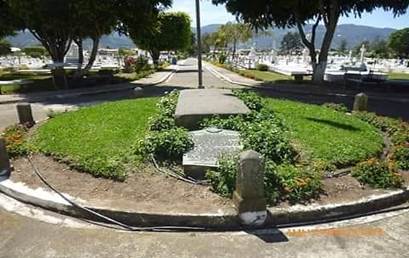 Cementerio General de Cartago. Sepulcro del expresidente de la Rep�blica Dr. Jes�s Jim�nez Zamora (Cartago 1823-1897)