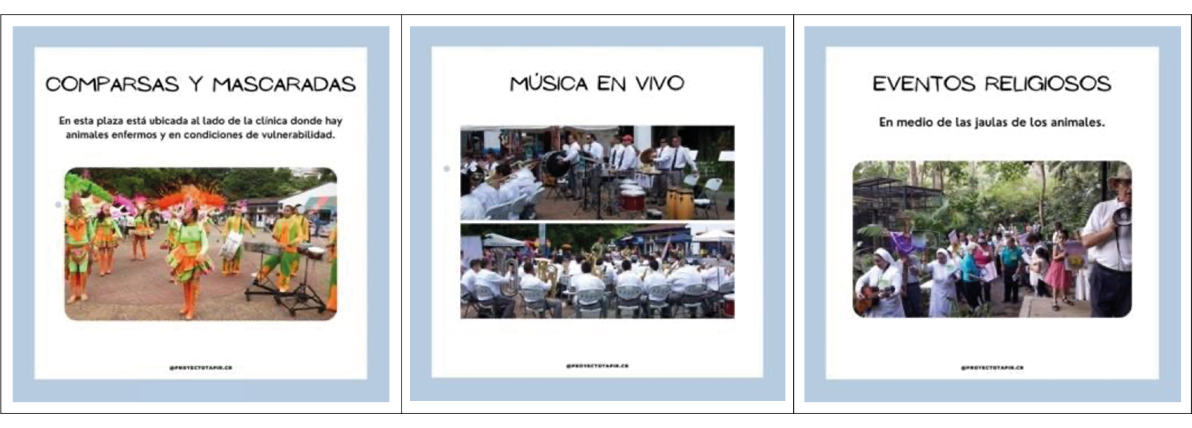 Informaci�n relacionada con otras actividades realizadas en el Zool�gico Sim�n Bol�var, 2022