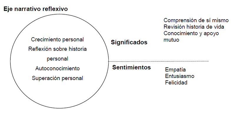 Figura1. Dimensión analítica-interpretativa en líneas de vida