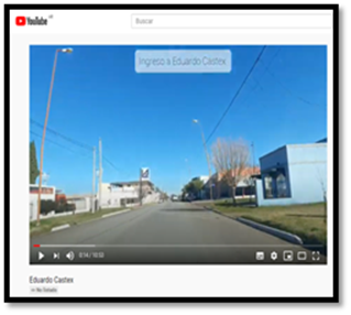 Presentacin de una graduada de su localidad de Eduardo Castex y de la institucin educativa