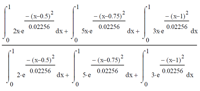 2. Valor defusificado de una función de pertenencia asociada al
valor de x