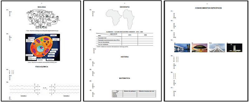 Gênero textual: caderno de provas
