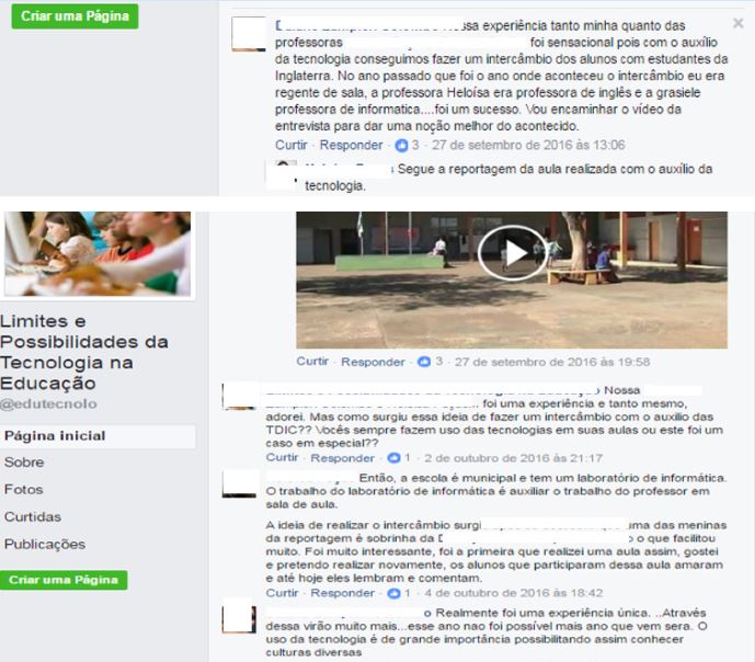 DEPOIMENTO DOS PROFESSORES