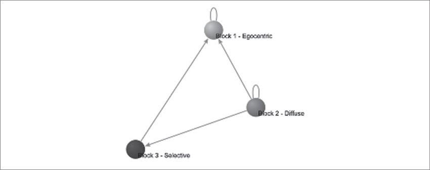 Analysis of roles through blockmodeling