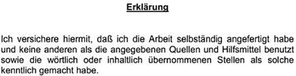 Modelo obligatorio de declaración de autoría de tesis doctoral
en la Universidad de Ulm (https://goo.gl/yr6BQn) (2015-12-25).