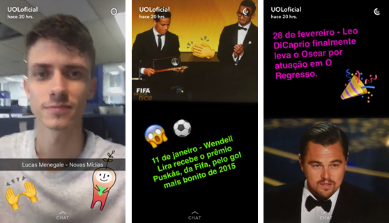 Imágenes reproducidas de la historia publicada por UOL el 27/12/2016