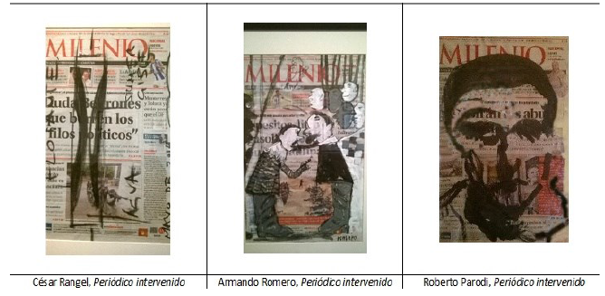 Peri&oacute;dicos intervenidos,
2014.