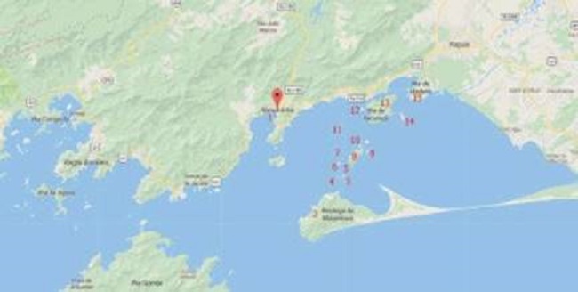 Praias e ilhas nas rotas do tr&aacute;fico ilegal de africanos em Mangaratiba e na Ba&iacute;a de Sepetiba.