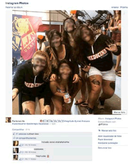 Estudiantes de medicina usando blackface