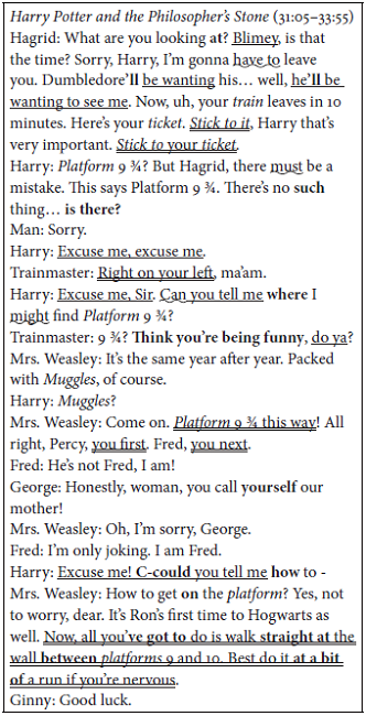 Example of Coded Fragment in CAMELLS