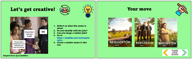 Examples of Tasks to Develop Students&rsquo; Multimodality (Own Elaboration)