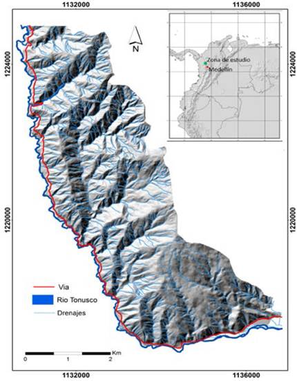 Localización de la zona de estudio.