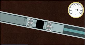 Activating the packer.