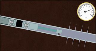 Initiating the hydraulic fracturing.