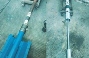 Layout of parts used for test.