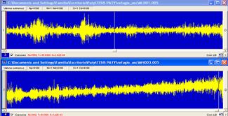 Registros originales de aceleraci&oacute;n.