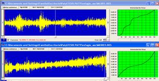 Registros originales de aceleraci&oacute;n.