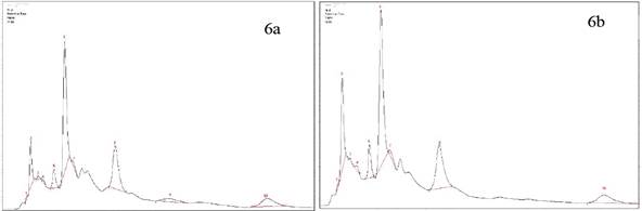HPLC Chromatogram of Oriental®. a) Hot tea extract, peak identification: 1. Trigonelline, 2. Gallic Acid, 3. EGC, 4. Catechin, 5. Chlorogenic acid, 6. Caffeine, 7. EC, 8. EGCG, 9. Ferulic acid, 10.ECG. b) Cold tea extract, peak identification: 1.Trigonelline, 2. Gallic Acid, 3. EGC, 4. Catechin,5. Chlorogenic acid, 6. Caffeine, 7. EC, 8. EGCG, 9.ECG.