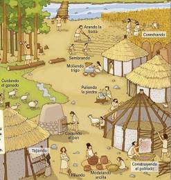 &ldquo;La vida en un poblado neol&iacute;tico&rdquo;. Texto de HGyCS, 2010 y 2012: 64