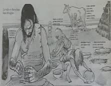 Ilustraci&oacute;n de noticia titulada &ldquo;Barcelona se alarga por la prehistoria&rdquo; Aparecida el 12 de marzo de 2009 en el diario La Vanguardia, en Gonz&aacute;lez, 2009, p. 96.