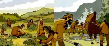 &ldquo;Las sociedades recolectoras de fines del Paleol&iacute;tico&rdquo;. Texto de HGyCS, 2010 y 2012, p. 59.